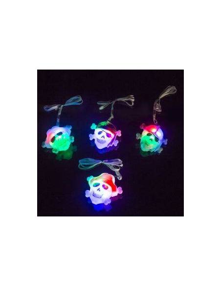 LED COLLAR PIRATA CON CORDON XLC03