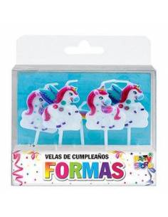 VELAS FORMA SET UNICORNIO x 5 PIEZAS VS14