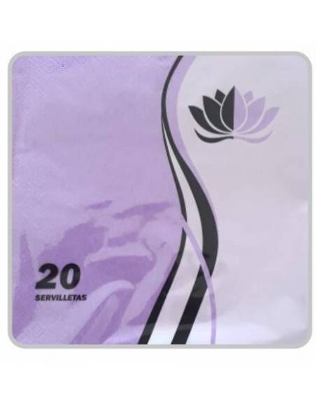 SERVILLETA PLENA PAQx20u LILA