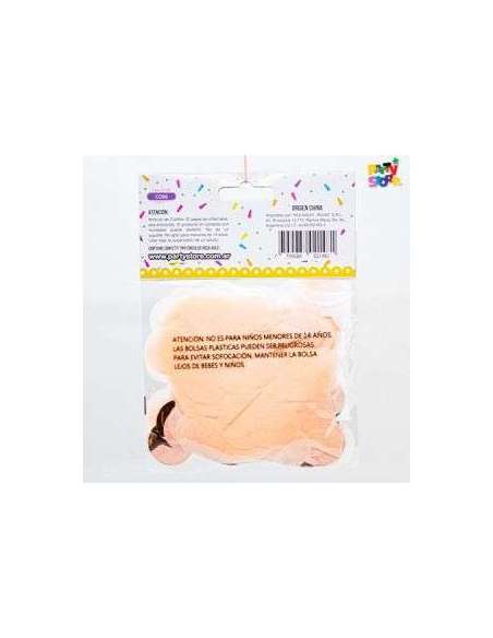 CONFETTI CIRCULOS ROSA GOLD CO06