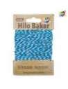 HILO BICOLOR BAKER TWINE CELESTE x10 mts HA10CE