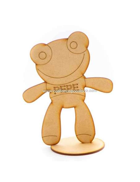 PLACA MADERA SAPO PEPE