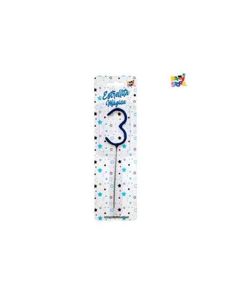 NUMERO ESTRELLITA MAGICA CELESTE 3