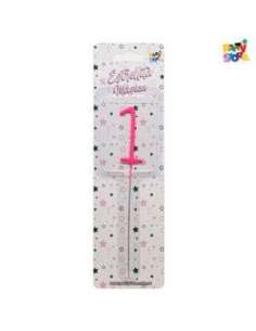 NUMERO ESTRELLITA MAGICA ROSA 1