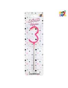 NUMERO ESTRELLITA MAGICA ROSA 3