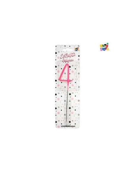 NUMERO ESTRELLITA MAGICA ROSA 4