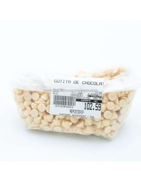 Chip gotita de chocolate blanco x100g