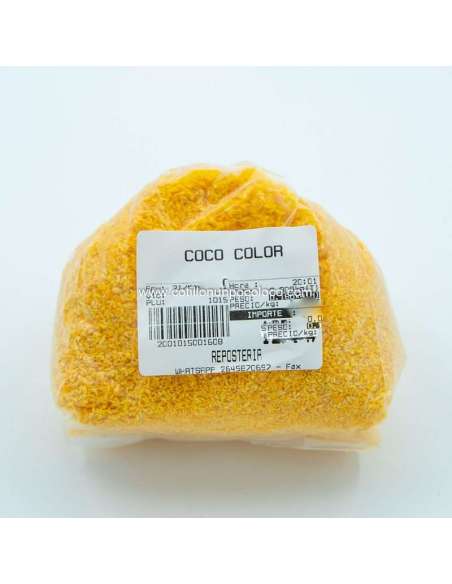 Coco color amarillo x150g