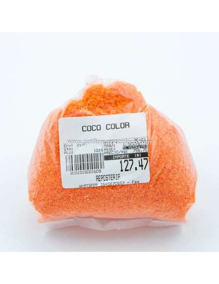Coco color naranja x150g