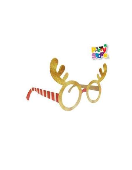 LENTES DE PAPEL NAVIDEÑOS x6 NA35
