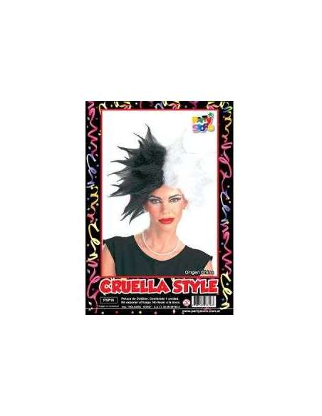 PELUCA CRUELLA STYLE