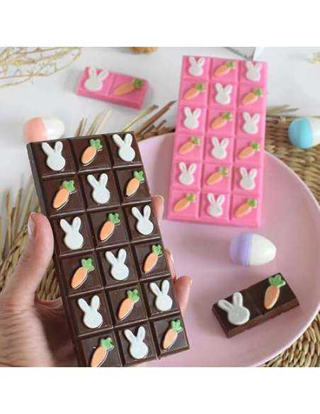 SETS DOBLE 2 PLACAS TABLETA CONEJO Y ZANAHORIA
