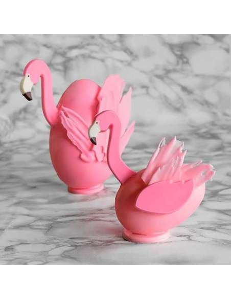 SETS DOBLE PLACA HUEVO FLAMENCO
