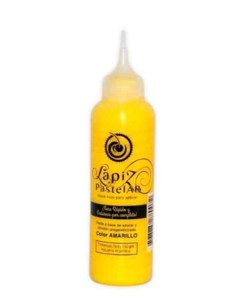 LAPIZ PASTELAR GLACE REAL SABORIZADO LISTO PARA USAR AMARILLO x150gr