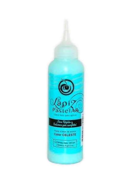 LAPIZ PASTELAR GLACE REAL SABORIZADO LISTO PARA USAR CELESTE x150gr