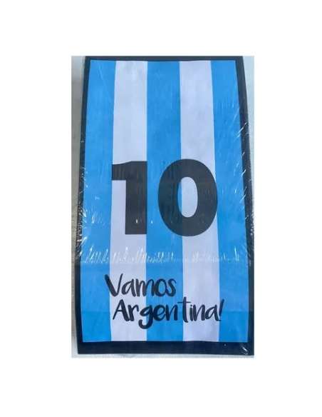 BOLSA PAPEL FB FUNNY VAMOS ARGENTINA x10