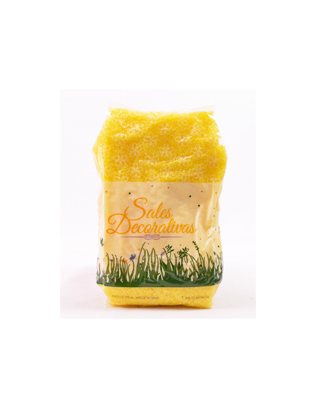 SALES PERFUMADAS X 1 KG AMARILLO (LIMON)