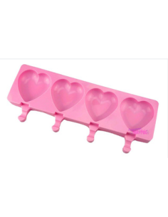 MOLDE SILICONA CHUPETIN CORAZON