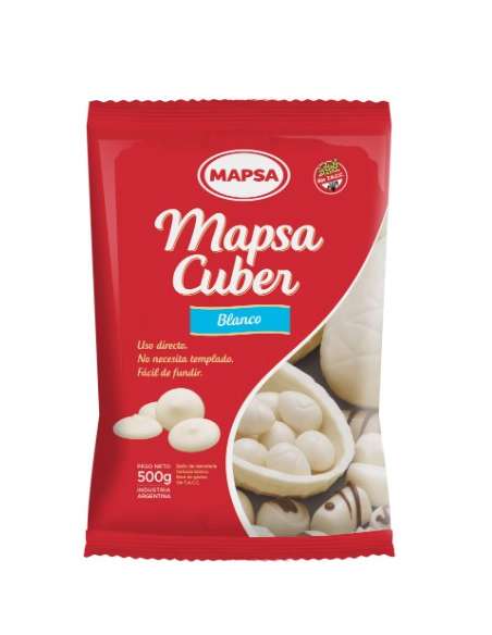 CHOCOLATE BLANCO BOTONES x 500gr MAPSA