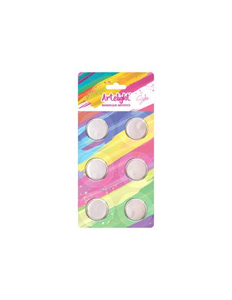 MAQUILLAJE BASIC COLORS x6u x2gr BLANCO