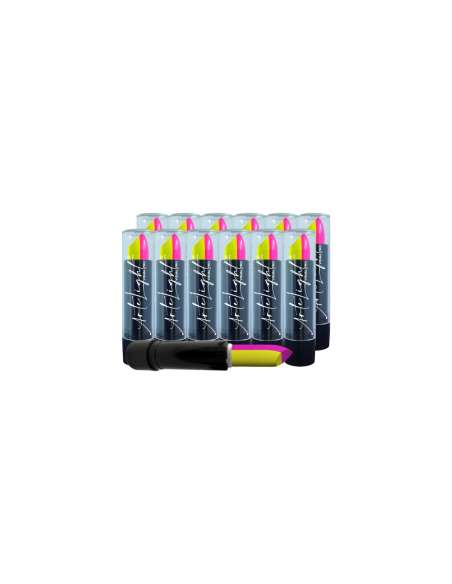 BARRA DE MAQUILLAJE NEON LABIAL FUSION FUCSIA/AMARILLO x5gr