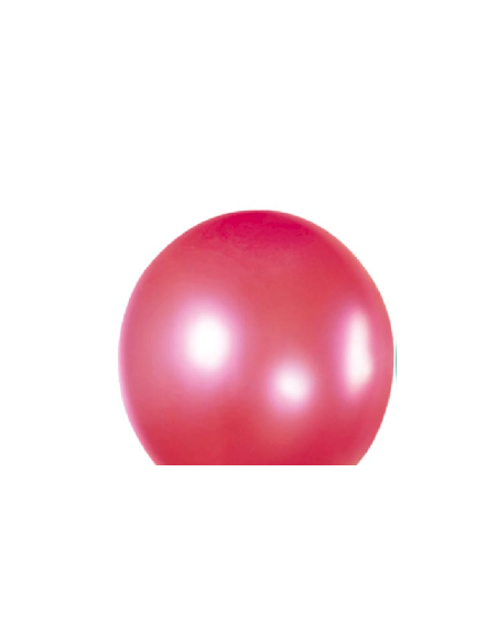 GLOBO 12 LINK PERLADO ROJO x 25