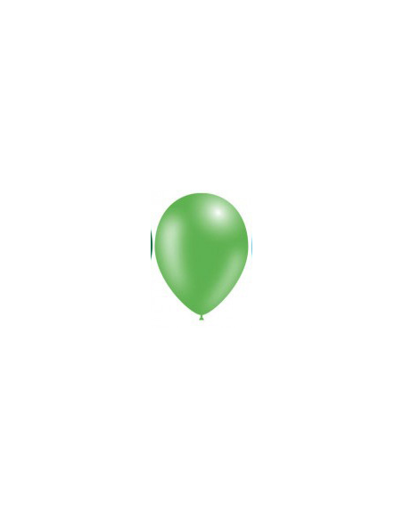 GLOBO 5" PERLADO VERDE MANZANA x50