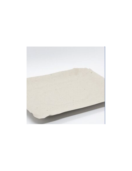BANDEJA CARTON GRIS RECTANGULAR N 4 x100