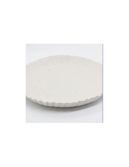 BANDEJA CARTON BLANCO REDONDA X100 N 13