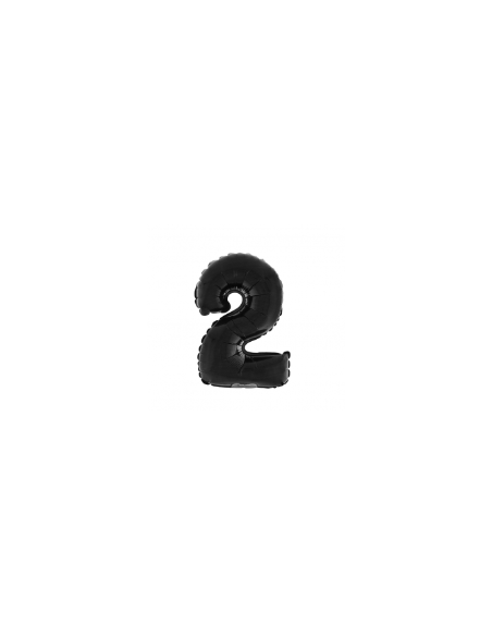 GLOBO NUMERO 2 NEGRO
