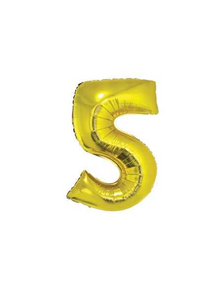 OVN SL1 34 GLOBO DORADO Numero 5 x1