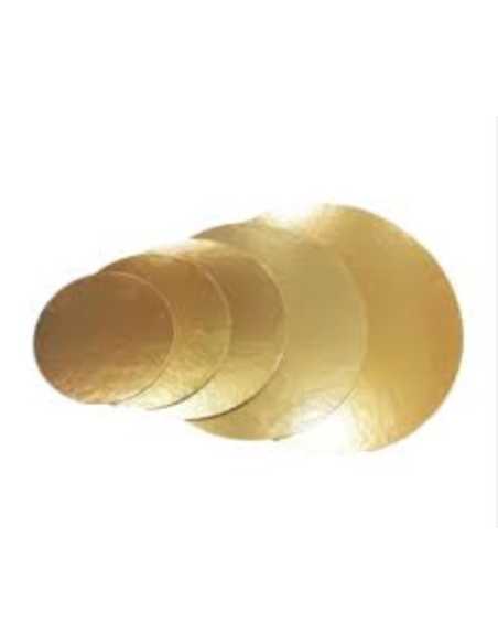BANDEJO DISCO ORO 24CM x1 1 CARA
