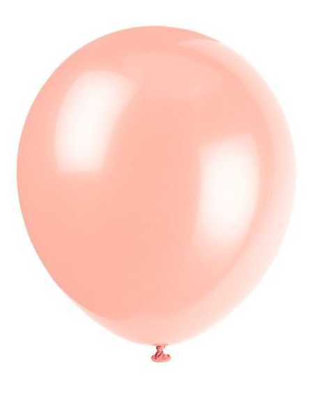GLOBO PERLADO 10" SALMON x50