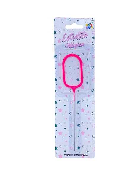 NUMERO ESTRELLITA MAGICA ROSA 0