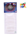 GLITTER PACK x6 BLANCO PURO