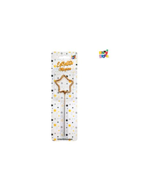 ESTRELLITA MAGICA DORADA FORMA ESTRELLA