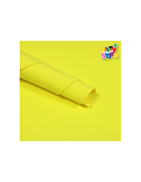 GOMA EVA FLUO AMARILLA 60x40 x1 GEFAM