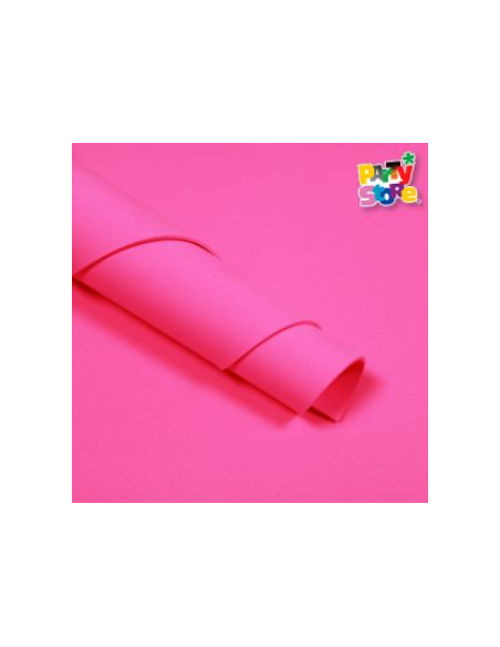 GOMA EVA FLUO ROSA 60x40 x1