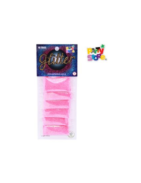 GLITTER PACK x6 ROSA CHICLE IRIDISCENTE