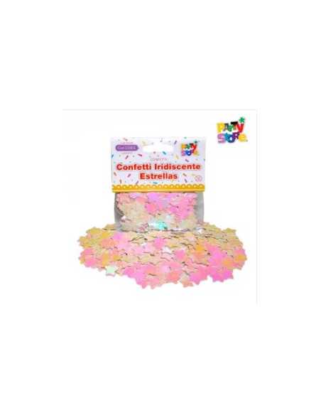 CONFETTI IRIDISCENTE ESTRELLAS