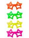 ANTEOJO CON BRILLOS ESTRELLA COLORES SURTIDOS