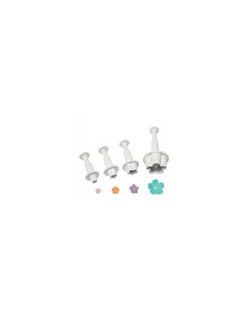 CORTANTE CON EXPULSOR SET x4 FLOR 23 16 12 8mm