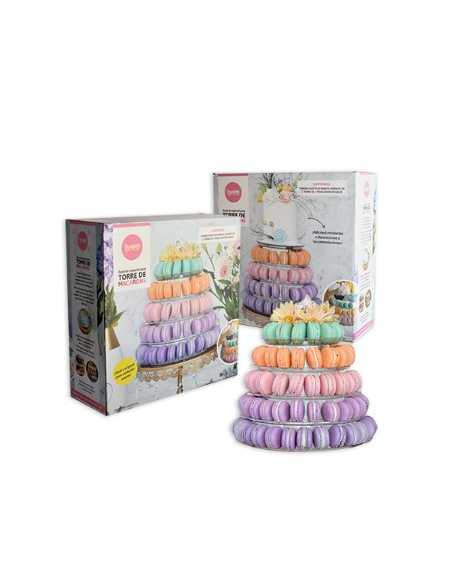 SOPORTE PARA TORRE DE MACARONS DE 5 PISOS