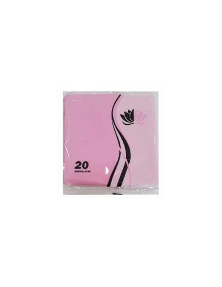 SERVILLETA TISSUE ROSA PAQX20