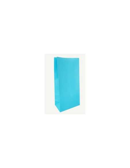 BOLSA PAPEL COTILLON TURQUESA x10