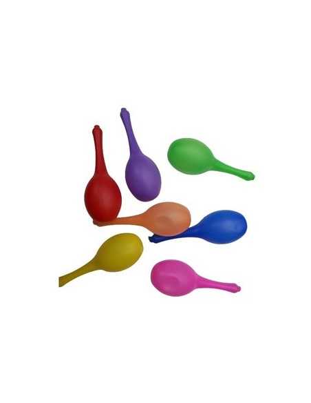 MARACA REDONDA COLOR x1