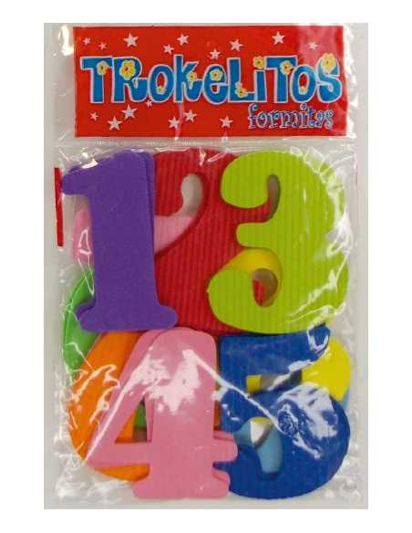 NUMEROS CHICOS y SIGNOS x 25 UNID 4 mm