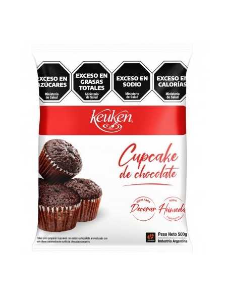 MIX PARA CUPCAKES CHOCOLATE x500g KEUKEN