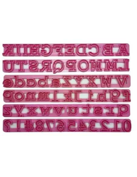 CORTANTE TYPING LETRAS Y NUMEROS x2