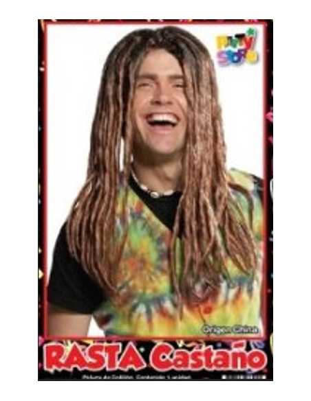 PELUCA RASTA CASTAÑO